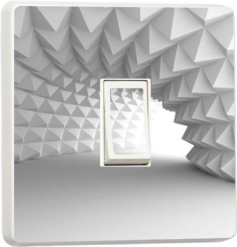 3d illusione ottica arco tunnel luce interruttore adesivo copertura (44303329)