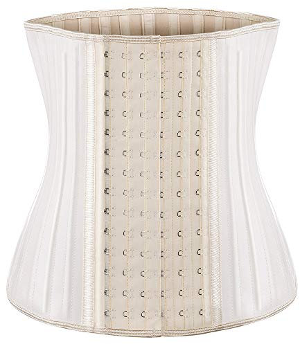 ECOWALSON Taillentrainer für Damen, Korsett, Bodyshaper, Mieder-Trimmer mit Stahlstäbchenverlängerung, Medium