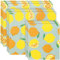 Rosenstein & Söhne Bienenwachs-Papier: 9er-Set Bienenwachspapier für Lebensmittel, 3 verschiedene Größen (Frischhaltepapier, Brotpapier wiederverwendbar)