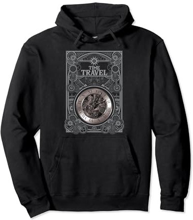 Steampunk Mystische Uhr Uhrwerk Zeit Zeitreise Geschenk Pullover Hoodie