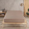 Vency Premium Jersey Spannbettlaken 160x200cm Cappuccino - Spannbetttuch 100% Baumwolle, Bettlaken 160x200 Bis 35 cm Matratzenhöhe Cappuccino