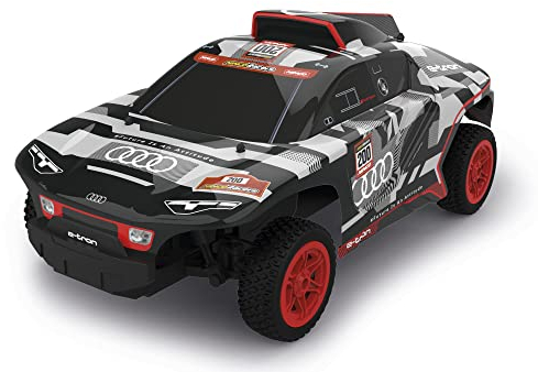 Ninco - RS Q E-Tron | Fahren Sie das mediatischste Auto des Dakar 2022 auf 1/10 Maßstab | inkl. Li-Ion Akku mit 500 mAh +USB, Standby-Aufhängung und 2,4 GHz Sender | +6 Jahre (NH93147)