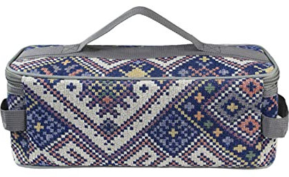 vincente Outdoor-Bestecktasche,Tragbarer Camping-Gewürz-Organizer | Besteck-Utensilien-Abfluss-Aufbewahrungs-Organizer für Outdoor-Reise-Picknick-Camping
