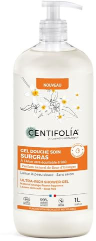 Centifolia Gel Douche Surgras Bio Fleur D'oranger 1l