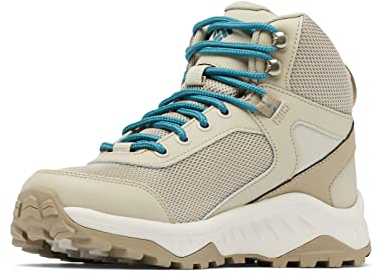 Columbia Trailstorm Ascend Mid WP wasserdichte Wanderstiefel für Damen, Braun (Canvas Tan x River Blue), 40 EU
