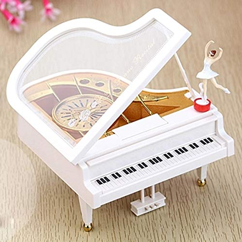 ADITAM Piano Model Music Box, Ballerina Music Box, Music Box Piano Model Birthday Gift Music Box Mini Piano Decoration Double The Comfort