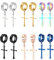 6 Paar Non-Piercing Clip On Ohrringe Herren Damen Kreuz Baumel Creolen Ohrclips Ohrringe Set Clips Ohne Ohrloch Ostern Weihnachten