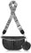 SUPRBIRD Bauchtasche Damen Leder UmhäNgetasche Damen Crossbody Bag Damen Stylisch GüRteltasche Schwarz Damen Schultertasche Damen UmhäNgetasche Bauchtasche Damen Crossbody Bag Damen Veganes Leder