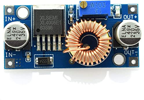 zalati DC-DC Buck Converter 2pcs 5A Módulo regulador de Voltaje Reductor 4-38V a 1.25-36V Módulo de Fuente de alimentación estabilizador de Voltaje electrónico Ajustable