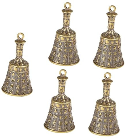 LALAFINA 5st -anhänger Aus Messing Schlüsselanhänger Aus Metall Auto-schlüsselanhänger Gremlin-Glocken Für Motorräder Schlüsselhalter Fürs Auto Kunsthandwerk Charme