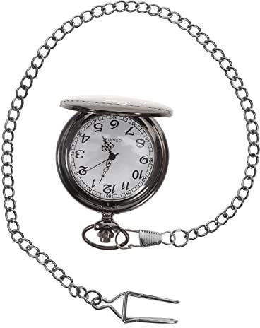 PACKOVE Taschenuhr Zum Valentinstag Foto Personalisierte Taschenuhr Cremefarbene Quarzuhr Für Hochzeitstag