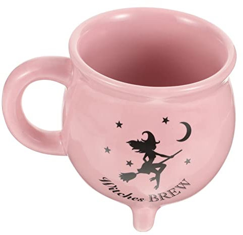 Cabilock tasse de sorcière tasse pour halloween tasse à soupe chaudron tasses à café le cadeau tasse en céramique tasse de boissons en céramique tasse d'Halloween la 3d