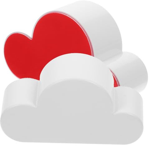 OUNONA Magnetischer Wolken Schlüsselhalter Abs Mit Starkem Magnet 2 Stück Für Wandaufbewahrung Zuhause Büro Dekorativer Schlüsselorganizer
