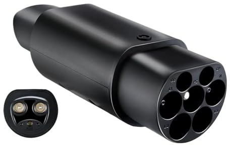 Typ 2 zu NACS Adapter AC 7,2 kW Typ2 Adapter EV Ladegerät IEC62196, kompatibel for Tesla Adapter Modell S/X/3