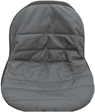 Yopeissn Housse de siège universelle rembourrée pour tondeuse à gazon, tracteur, housse de rangement rembourrée et confortable, taille M (gris)