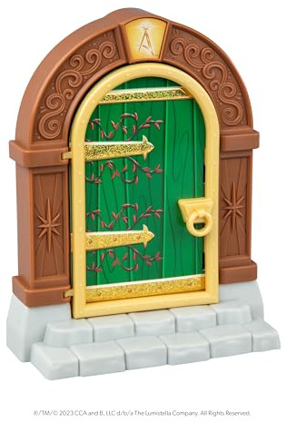 Cefa Toys - The Elf On The Shelf, Magisches Portal, Kunststofftür, 4 Papptürszenarien, 1 Nordpol-Szenarien, geeignet für Kinder ab 3 Jahren.