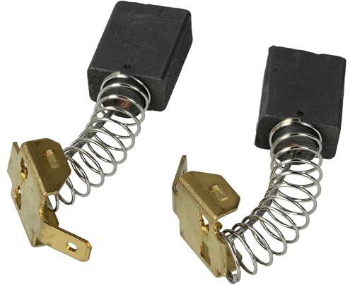 vhbw 2x Kohlebürste 7,25 x 12,5 x 16,3 mm kompatibel mit Bosch GKS 85 3 601 E7A 000 Elektrowerkzeug + Feder