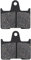 XEBRAD Motorrad Vorne Und Hinten Bremsbeläge for GSXR 600 GSXR600 GSXR 750 GSXR750 GSXR 1000 K4 K5 Radial Bremssattel 2004 2005 Austausch der Motorradbremsbeläge(Rear)