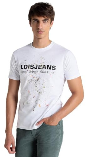 Lois Jeans - Camiseta Grafica Pintura Manga Corta