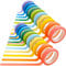 Ulawellor 20 Rollen Washi Tape,Klebeband Bunt,Regenbogen Masking Tape,Deko Klebeband,Klebeband Bunt für Dekoratives Handwerk,Geschenkverpackung,Heimwerker,Tagebuch,Scrapbook(7mm Breite)