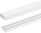 sourcing map 1Set White Plastic Sliding Door Track, Sliding Glass Window Track for 1/4 Thick Panels, for Closet Glass Cabinet Door Track (3Ft Long)