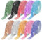 10 Rouleaux Ruban Strass Auto-Adhésif 1 Yard 4 Rangées Paillettes Ruban Cristal Diamant Colorées Pierre Strass Bandes Cristal pour Bricolage Téléphone Portable et Décoration de Voiture