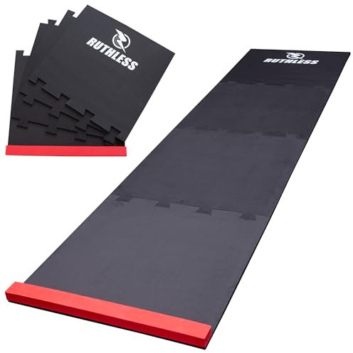 Ruthless Puzzle-Schaumstoff-Dartmatte für Anfänger und Profis | 60 x 237 cm