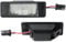 MKVAXR 2Pcs LED License Number Plate Light Lamps, for NISSAN, Juke F15, for Micra, K12 March K13 Kicks Note E11 Armada Y62 NV200 Rogue, for Qashqai License Bulb Replacement