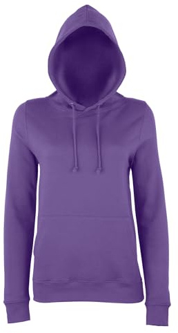 AWDis Just Hoods Womens/Ladies Girlie College Pullover Hoodie (M) (Digital Lavender)