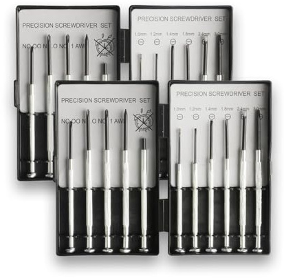 Precision Screwdriver Set 22pc - Mini Screwdriver Kit for Glasses, Watches, Remotes & Doorbells, Household Gadgets, Computers - Portable Pocket Sized Screwdrivers-Small Screwdrivers- Storage Case