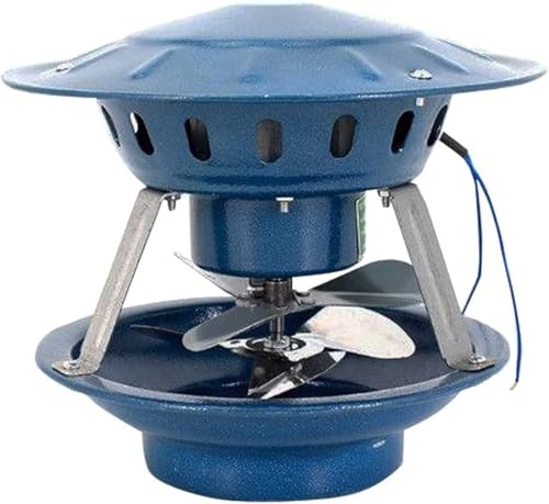 REHOOF Rauchsauger Schornstein,Rauchabzug Ventilator, Schornsteinrauchabsauger, 100 W/120 W Saugzugventilator, Schornstein Schornsteinabzugsventilator Für Grillluftabsauger,Rauchabzug Grill A