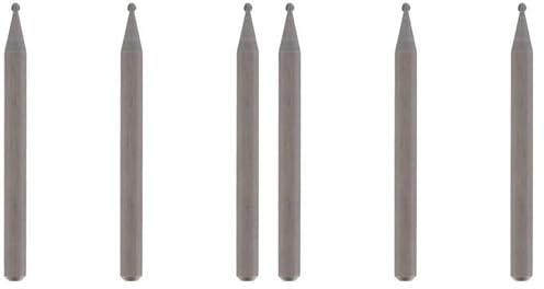 Dremel 106 Engraving Cutting Bit Multipack - 3x Ball-shaped Engraving Cutter with 1.6mm Working Diameter (Pack of 2)