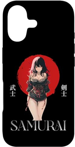 Hülle für iPhone 17 Anime Grunge Waifu Samurai Emo Japanisch Anime Girl