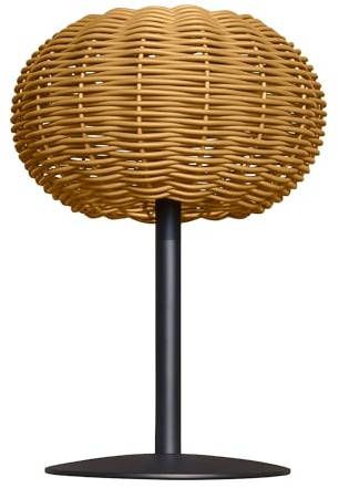 Lumisky Solar-Tischleuchte Samira Solar mit Basis Solarmodul wiederaufladbar mit Fernbedienung H25 cm
