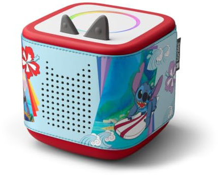 tonies Zubehör für Toniebox 2, Hülle im Disney Stitch-Design, farbenfrohes Cover zur individuellen Gestaltung für Kinder ab 1 Jahr