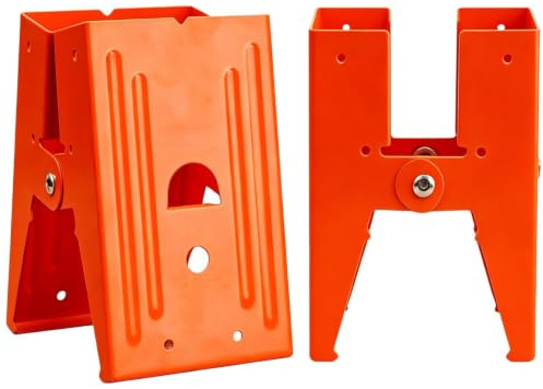 Halterungen für Staffeleien | 2 Stück Spann- und Befestigungseisen | Halterungen für Holzböcke | für Schreinerei, Bau, Holzbearbeitung, Werkstatt, Hobby, Tisch, Garage, Werkbank