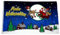 Fahne/Flagge Frohe Weihnachten Schlitten blau 90 x 150 cm