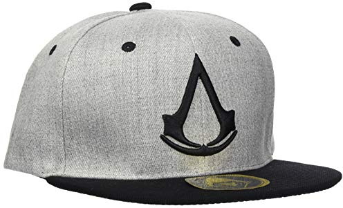 ABYstyle Unisex Assassin's Creed Origins – Casquette Snapback - Noir Et Gris Visor, Mehrfarbig (Multicouleur Multicouleur), Einheitsgröße EU