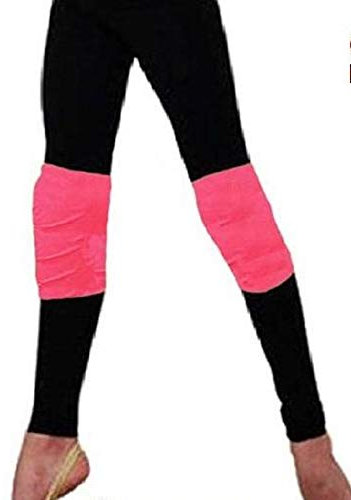 Pastorelli Ginocchiere per Ginnastica Ritmica (Rosa Fluo, L (per 15+ anni))