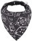 Hunde Bandana Kopftücher Haustier Halstuch Einstellbare für Welpen Kleine Hund Katze (S, Schwarz)