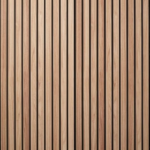 Rebel of Styles - UltraLight Linari Natural - 1,16m² / 2 Stück - EPS Wandpaneele/Verkleidung/Verblender/Platten in Holzoptik - Schaumstoff-Wanddekoration mit Isolierung