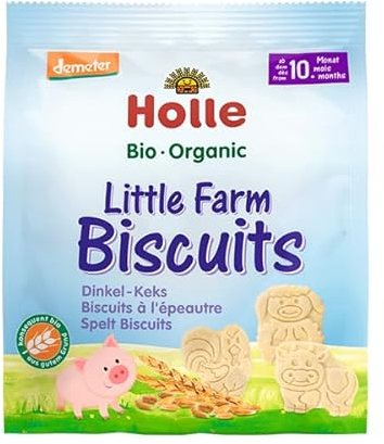 Holle Babyfood Little Farm Biscuits, Dinkel, 100g