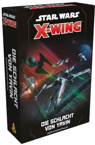 Atomic Mass Games, Star Wars: X-Wing 2. Edition – Die Schlacht von Yavin, Szenario-Erweiterung, Tabletop, 2 Spieler, Ab 14+ Jahren, 30-45 Minuten, Deutsch