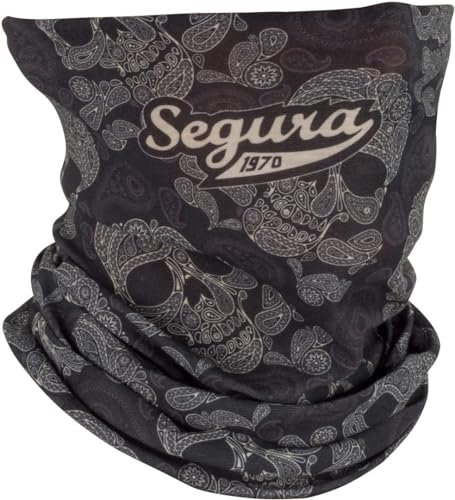 Segura Mixte Keith Tour de cou moto, Noir gris, Taille unique EU