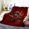 VOZMIO World of Warcraft Hochwertige Warme Weiche Flanell Plüsch Auf Der Schlafsofa Decke Geeignet Für Klimaanlage Decke Nap Decke (100x150cm (40x60in),B)