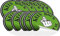 10 er set sparset kein bock auf grüne Gretl Greta druck plakette Fun Sticker Aufkleber Fridays for future klima