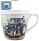 The Leonardo Collection - Tractor Design (Blue) Fine China Breakfast Mug