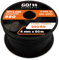 GO!elements 50m Paracord Seil aus reißfester Nylonschnur - 4mm Paracord 550 Typ III Schnur - geeignet als Allzweckseil & Reepschnur - Max. 250kg, Farbe: Schwarz