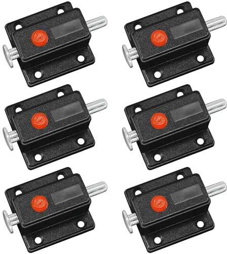 6 PCS Button Spring Loaded Automatic Door Latches