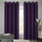 VEHEDE Lila Ösenvorhang Gardinen Fenster Thermovorhang gegen Kälte Übergardinen 2er Set Vorhänge Schlafzimmer mit Ösen Vorhang Verdunkelung Wohnzimmer Mädchen, H 229 x B 140 cm, 2er Set